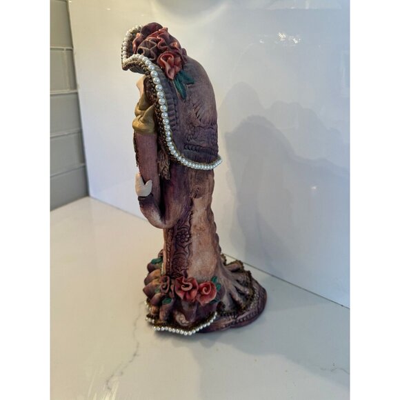 Amy Shimek Handcrafted Jewish Girl Figurine w/ Torah - Bat Mitzvah Gift Signed - Picture 9 of 11